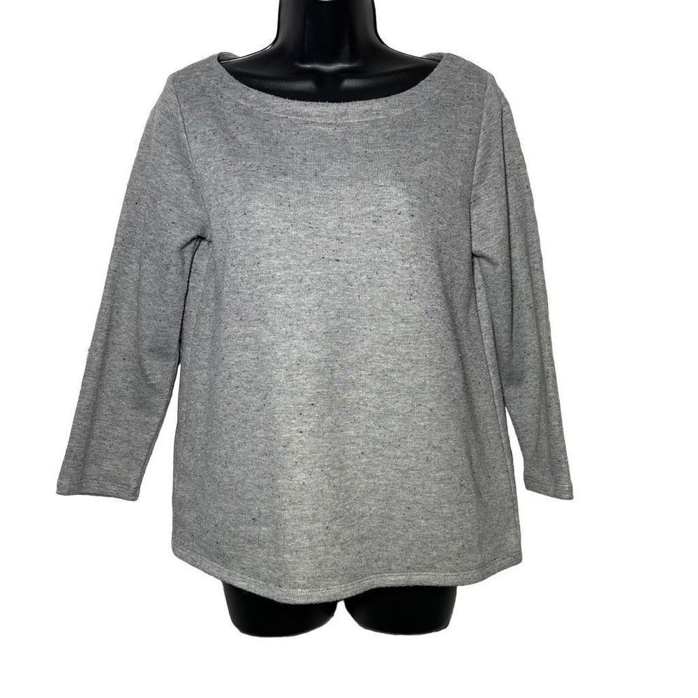LOFT 3/4 Length Sweatshirt with Tulip Back